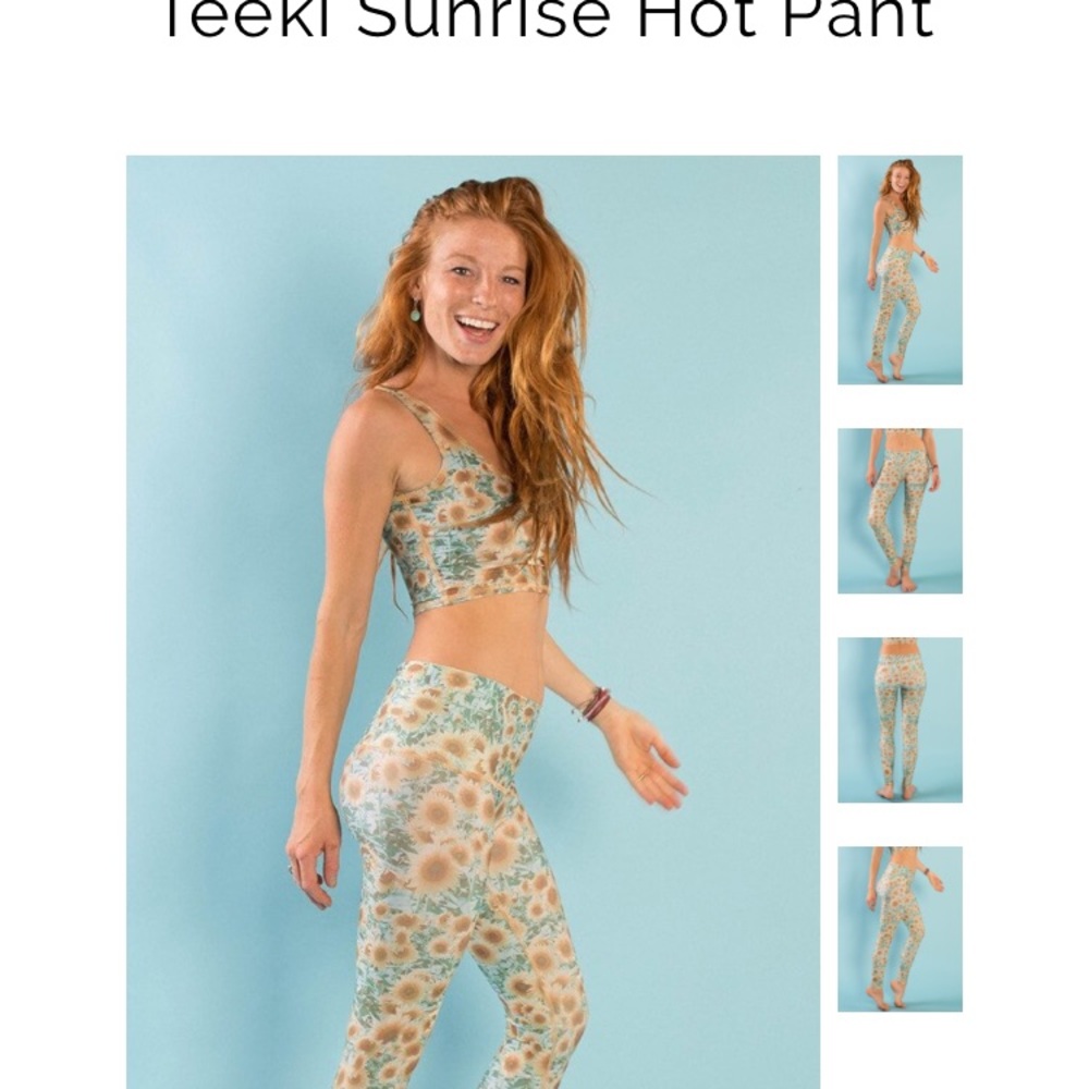 Teeki sunflower print